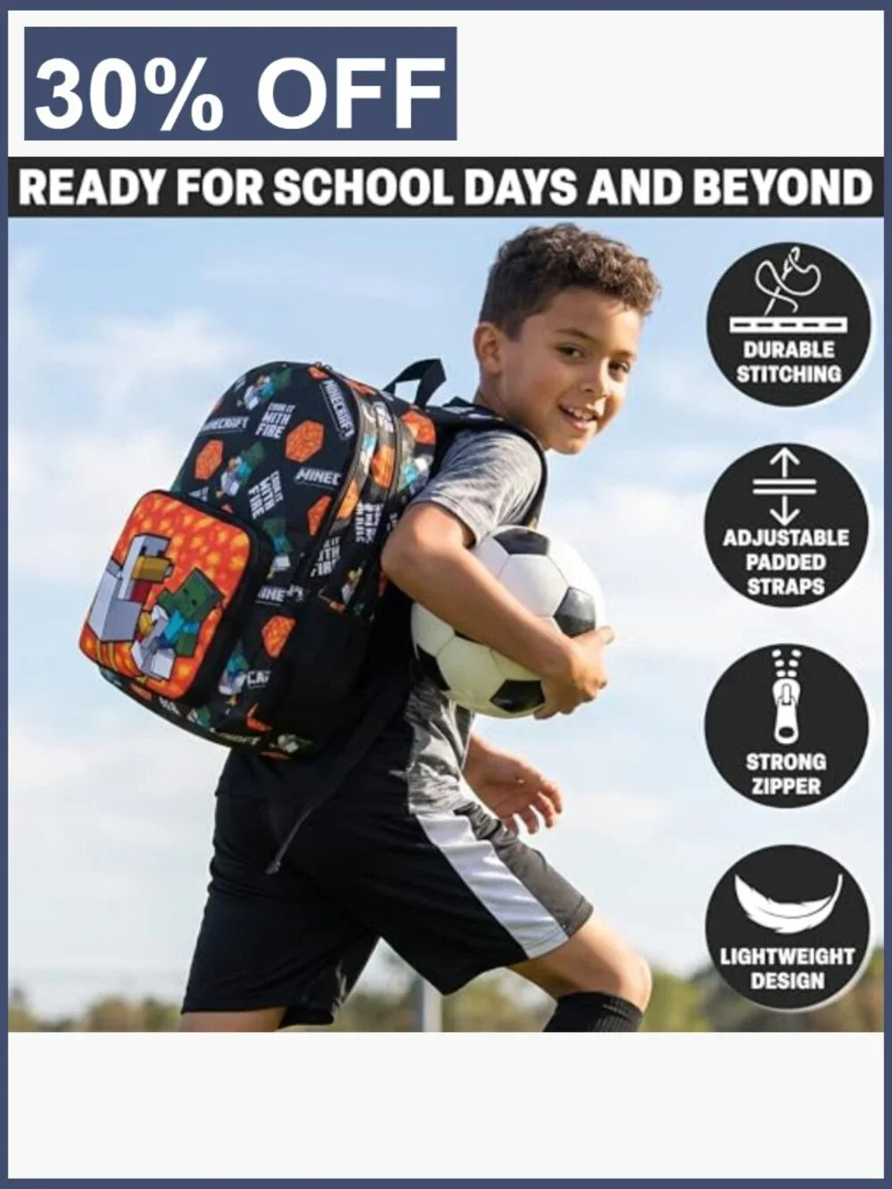 Minecraft Kids Backpack 18